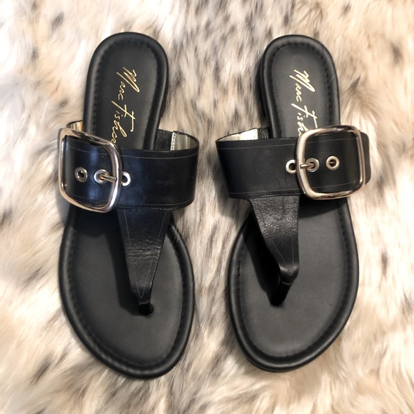 Marc Fisher Shoes - Marc Fisher Buckle Slides